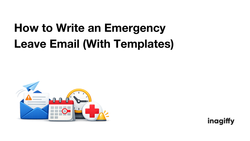 How to Write an Emergency Leave Email (With Templates)