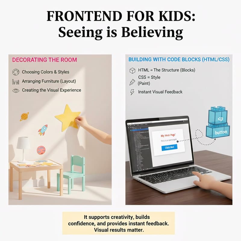 Learn to code by block based coding and creating interactive stories