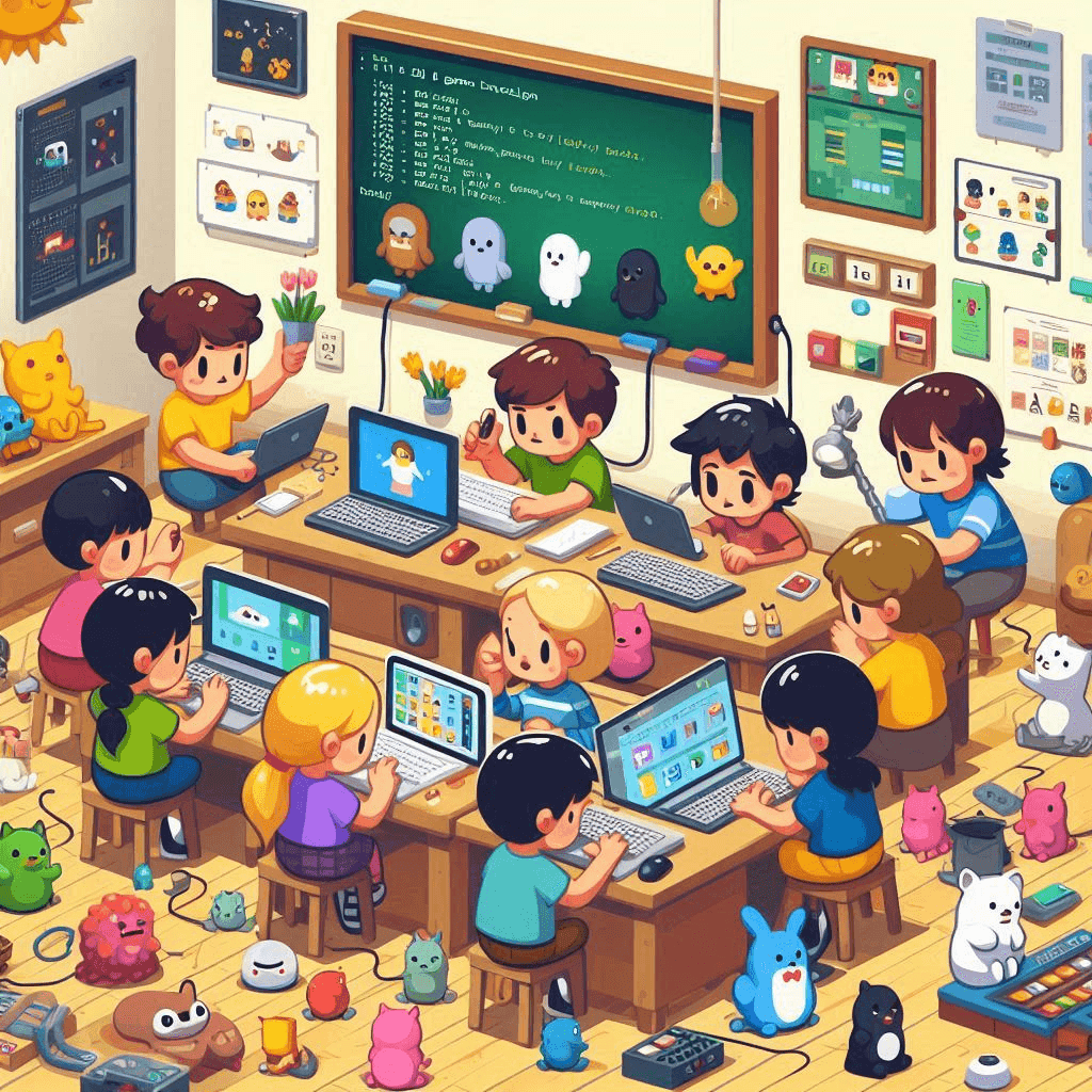 children learning together and helping each other and sharing knowledge