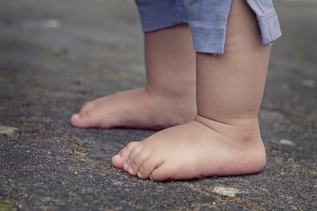 children's feet