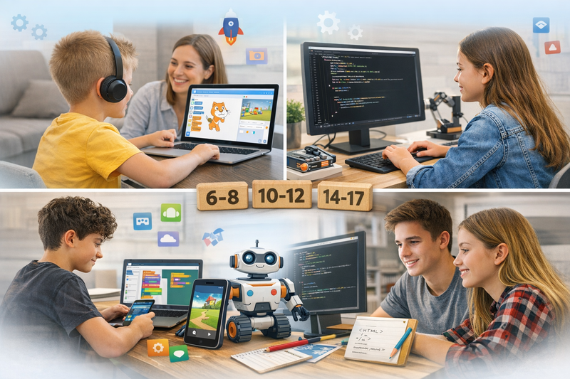 How to Choose the Right Coding Course for Your Child: An Age-by-Age Guide