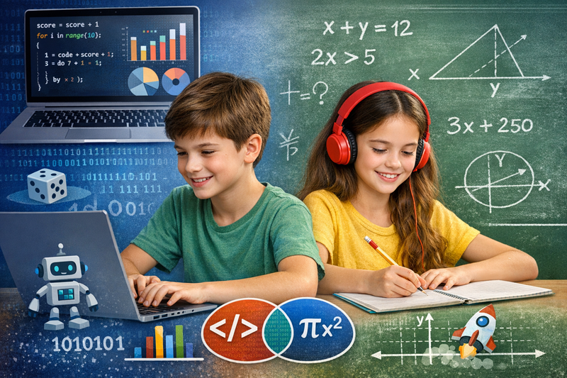 Coding and Math for Kids: How Learning Both Gives Children a STEM Edge