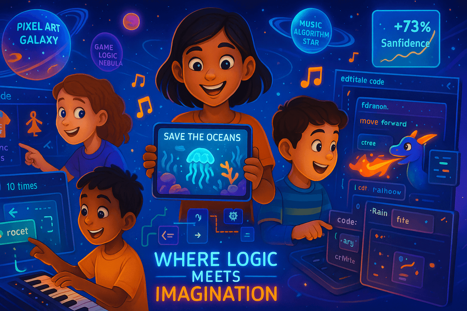 Codeyoung Inspires Young Minds through Playful Learning and Creative Coding