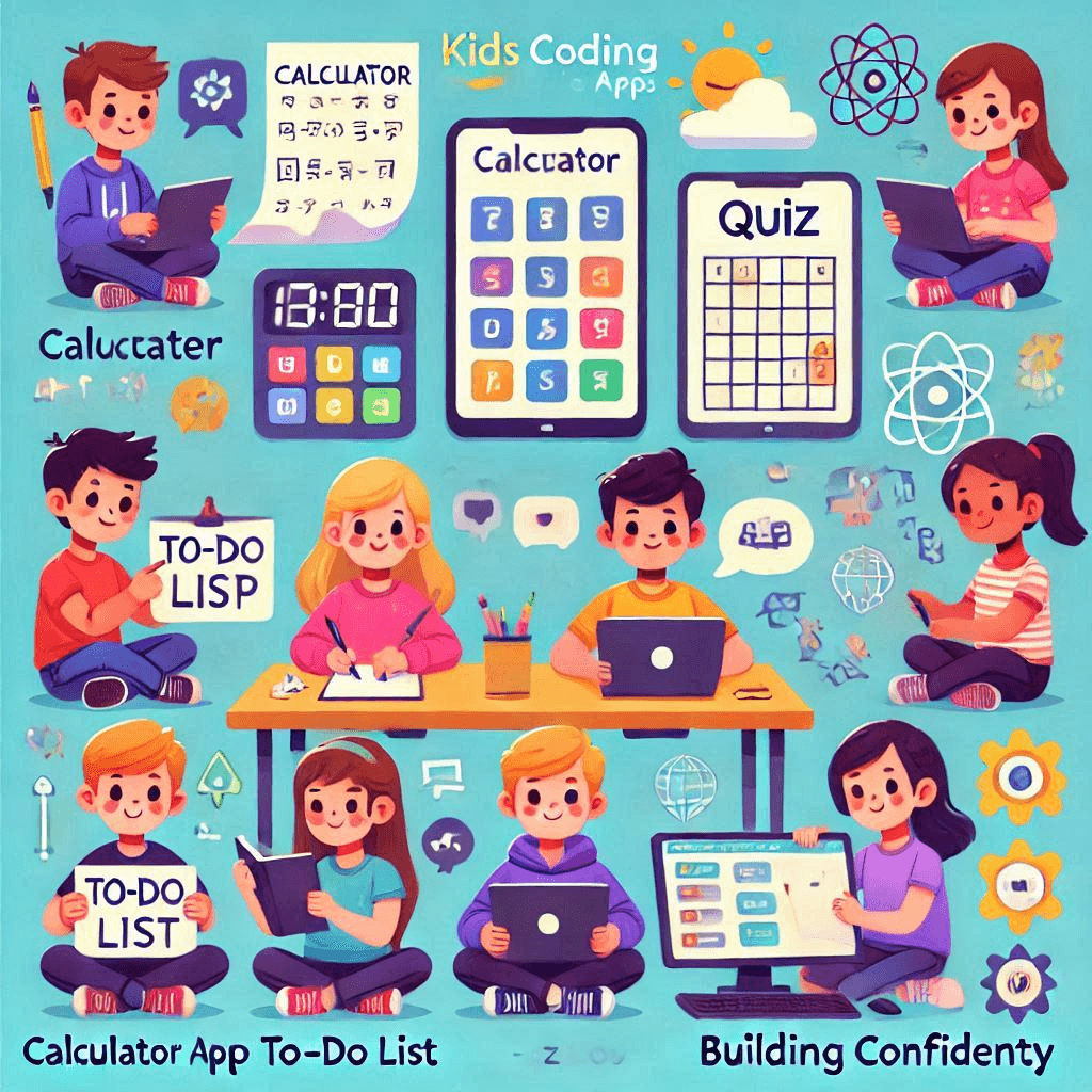 children building apps