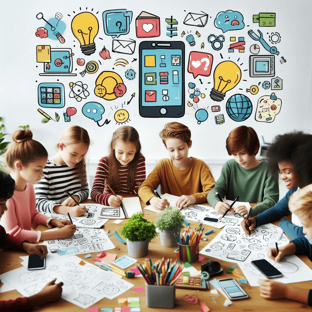 kids brainstorming ideas