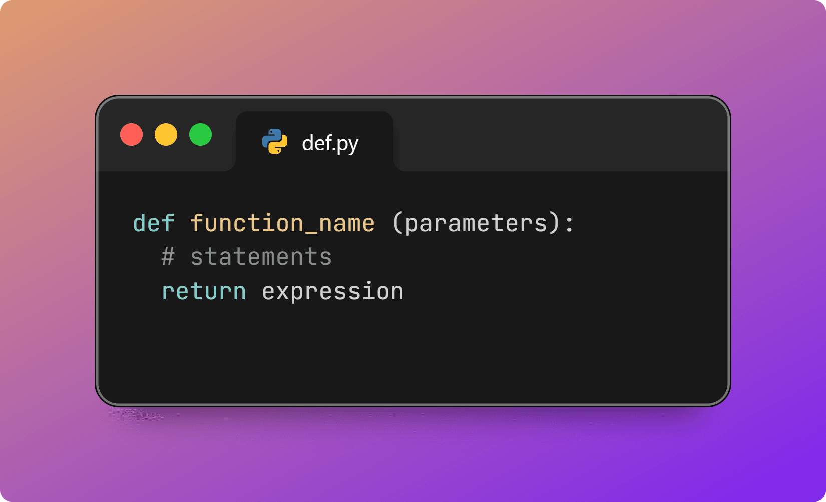 What Does ‘def’ Mean in Python?: Definition with Examples