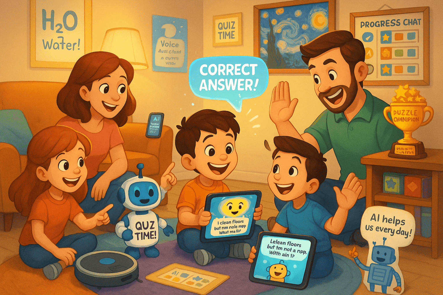 father appreciating their kids