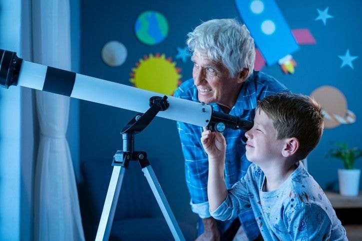 Stargazing From Home With Children