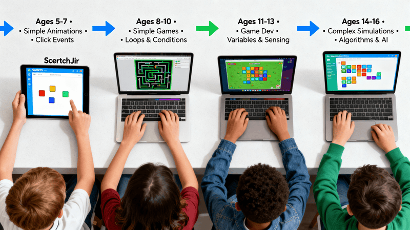 Scratch Projects for Different Age Groups