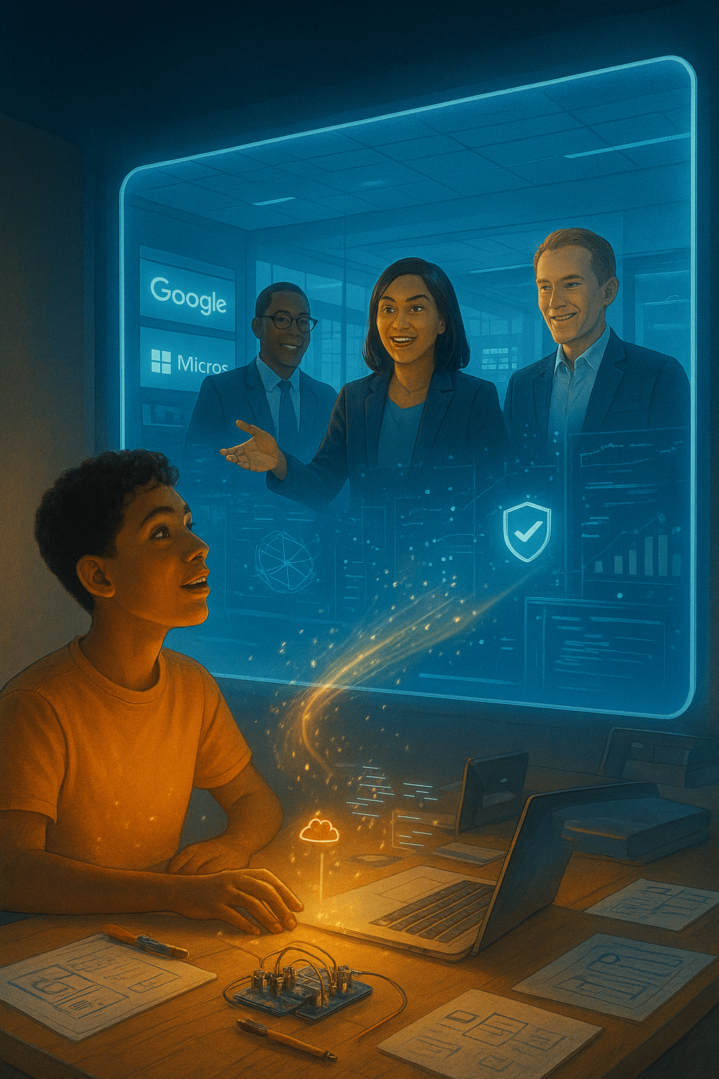 Industry leaders like Google and Microsoft provide resources and support for learning coding skills