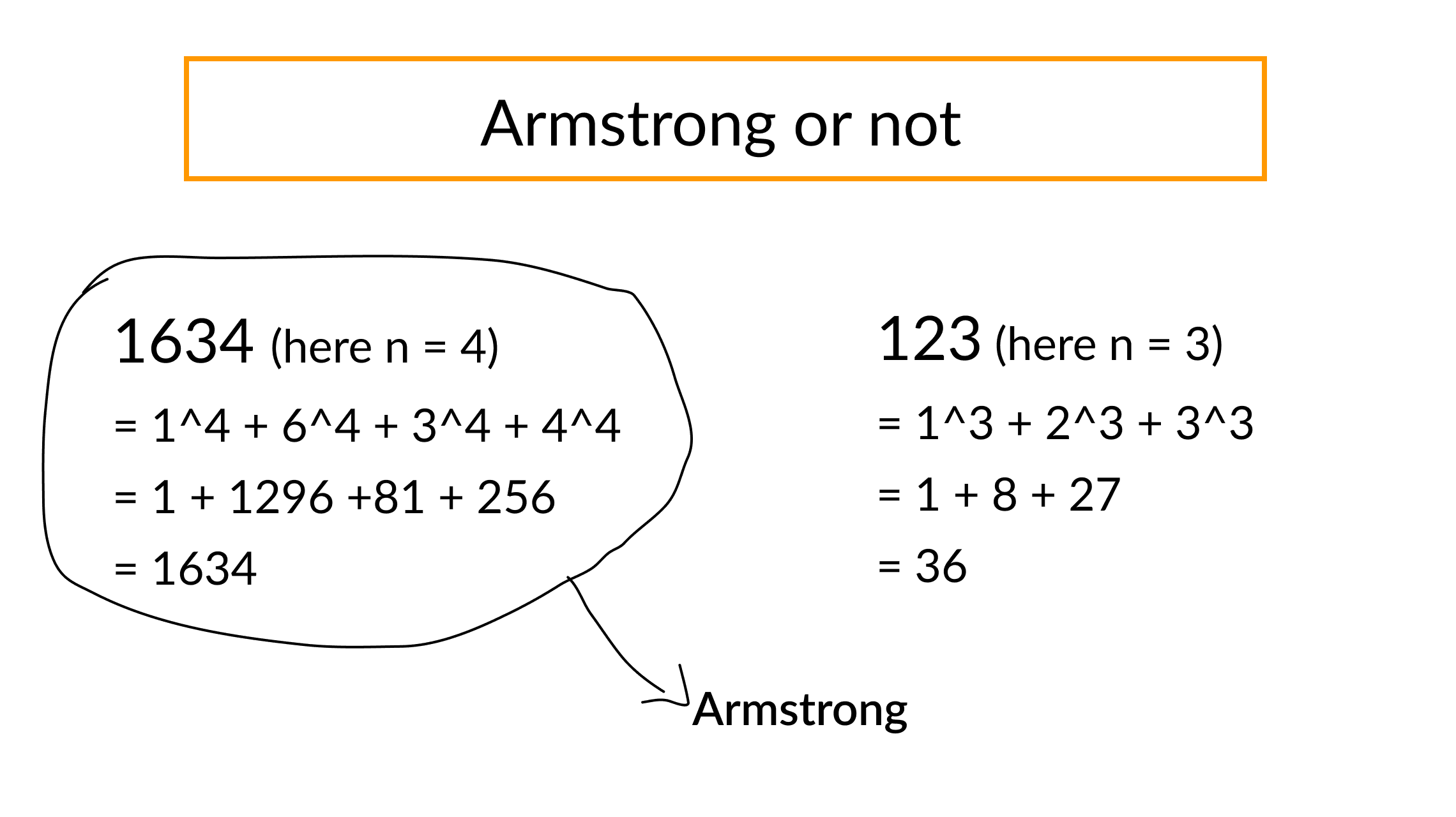 Oriented programming exception: Python Program to Check Armstrong Number and first unique character
