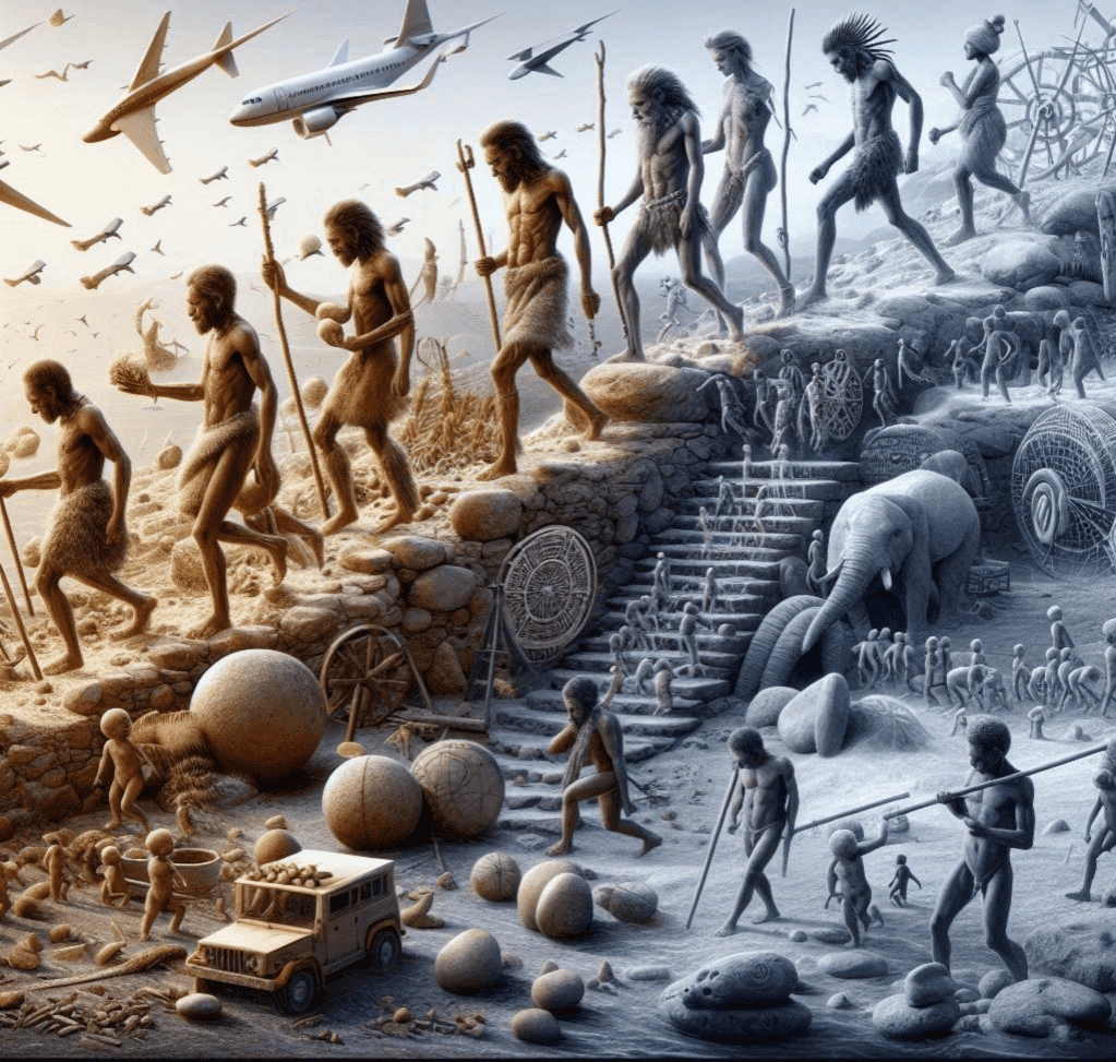 evolution of humans and technology