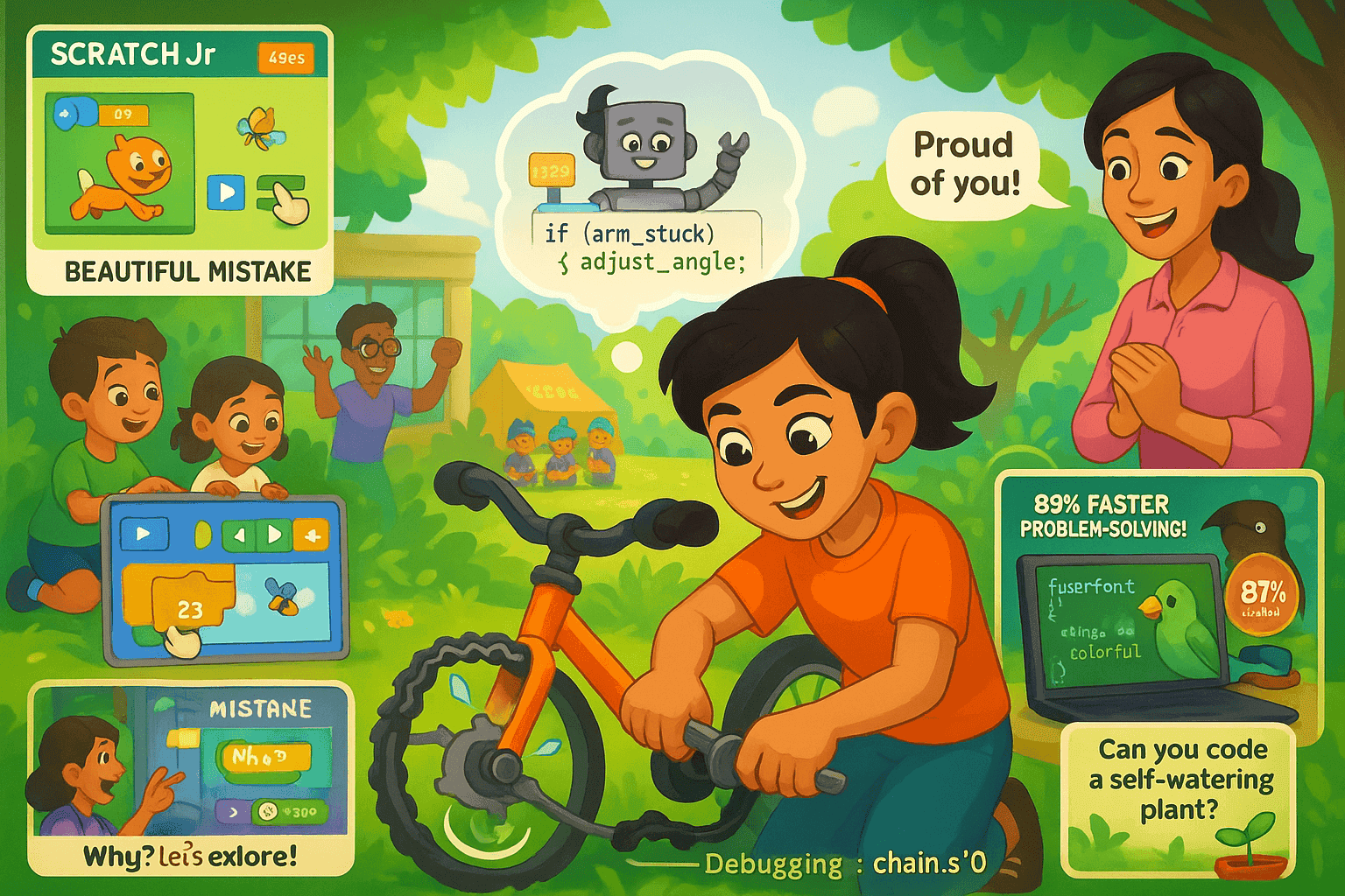 kids enaging on various platforms and tasks to improve skills