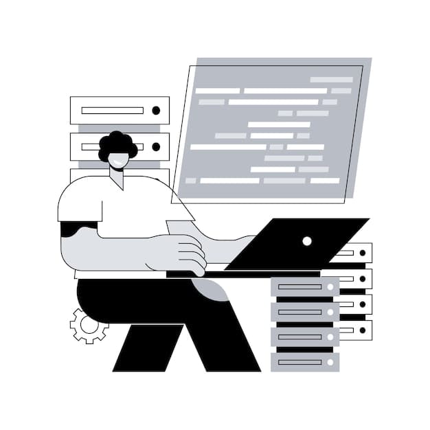 Big data programming abstract concept vector illustration | Premium Vector