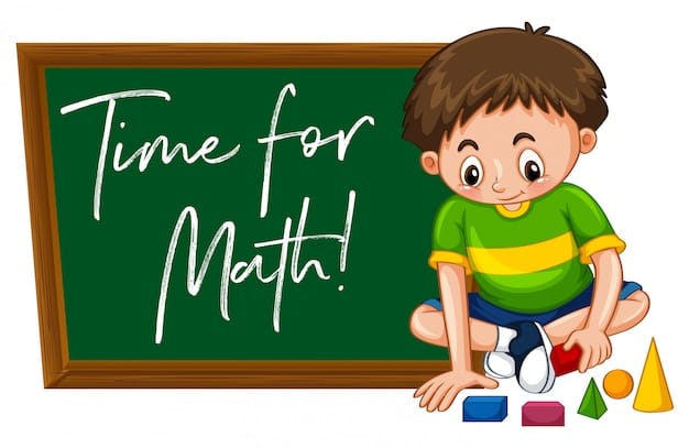 Free Vector boy plays with blocks