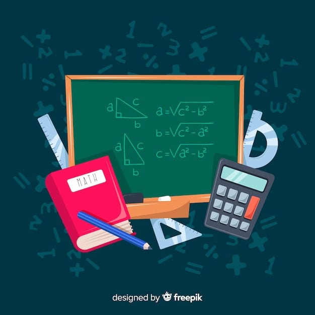 Free Vector cartoon math elements background