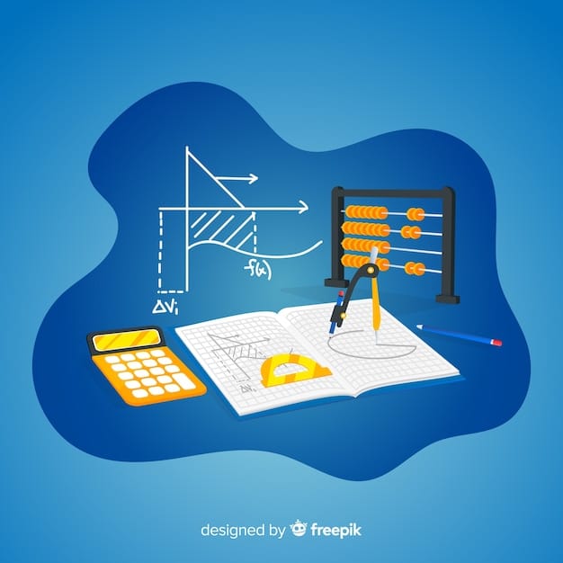 Free Vector cartoon maths elements background