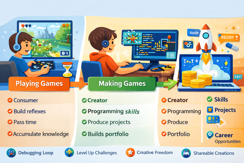 My Child Spends Too Much Time Gaming: How Coding Channels That Interest Into Skills