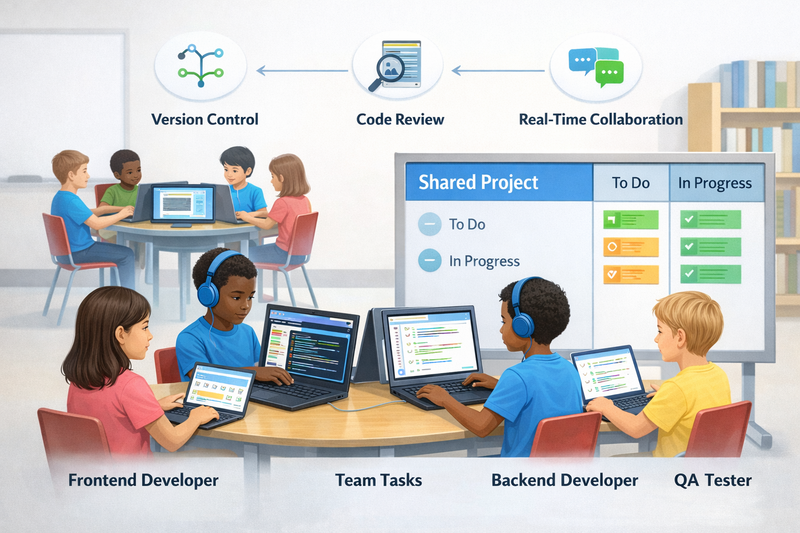 Collaborative Coding: Teaching Teamwork Through Pair Programming