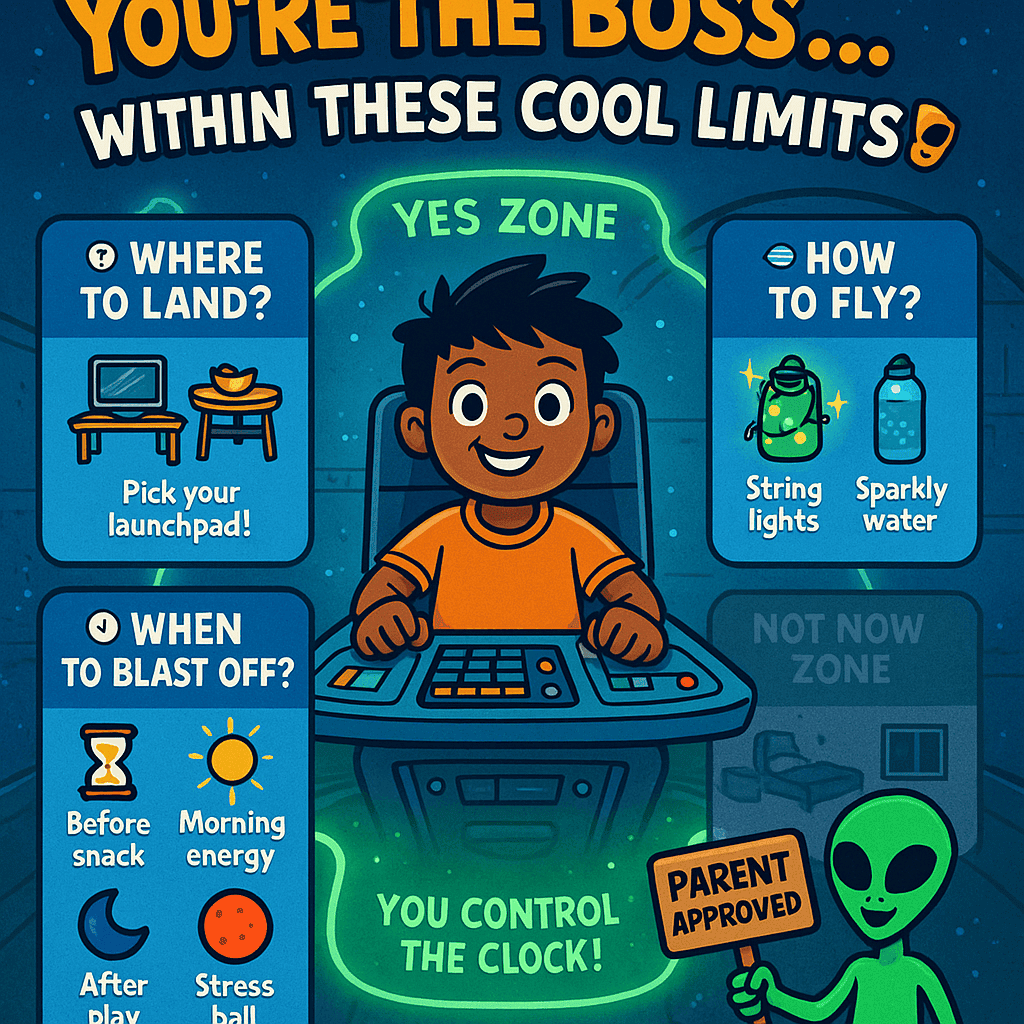 kid engaging in different activities to enhance productivity