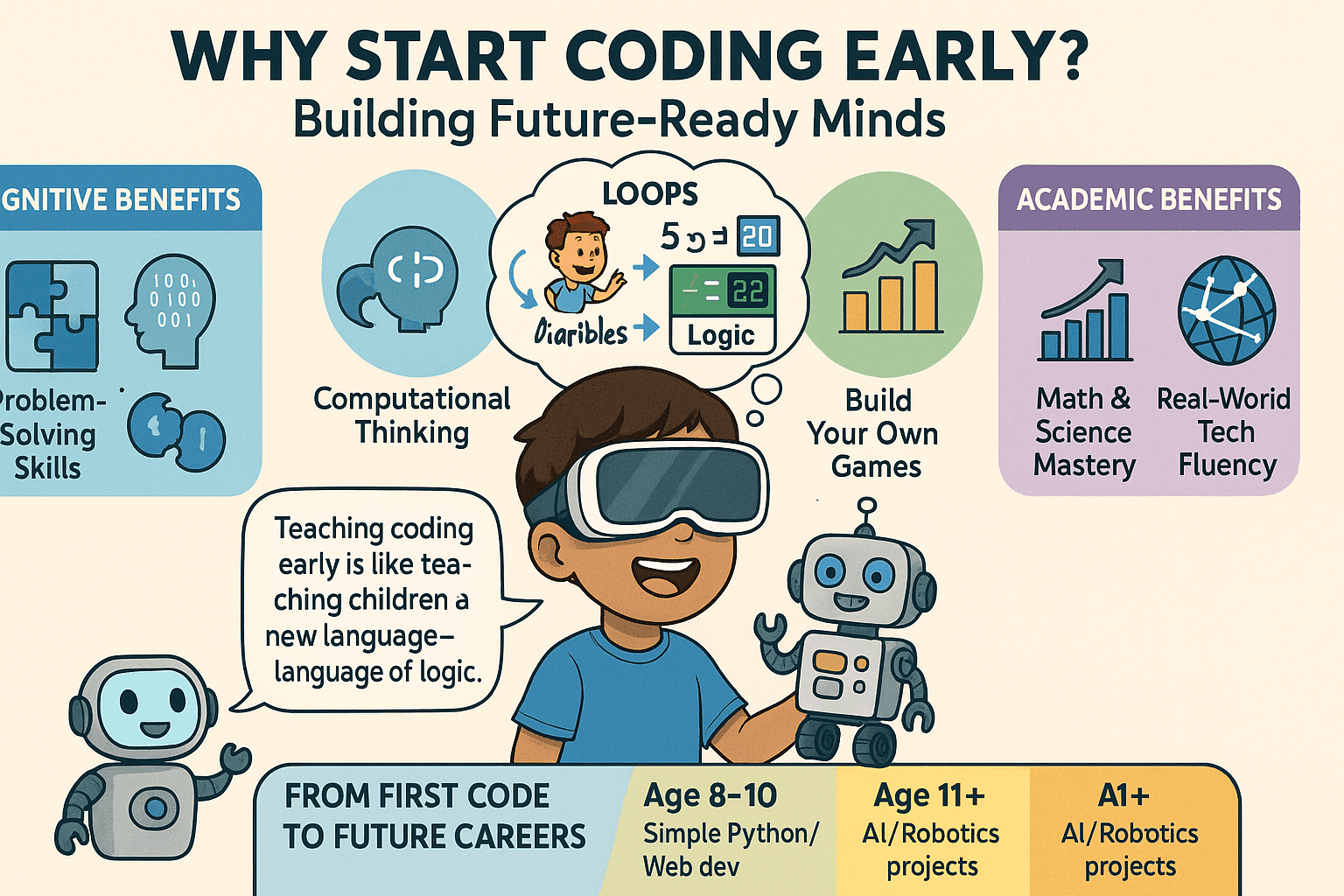 Why it is better to stat coding early