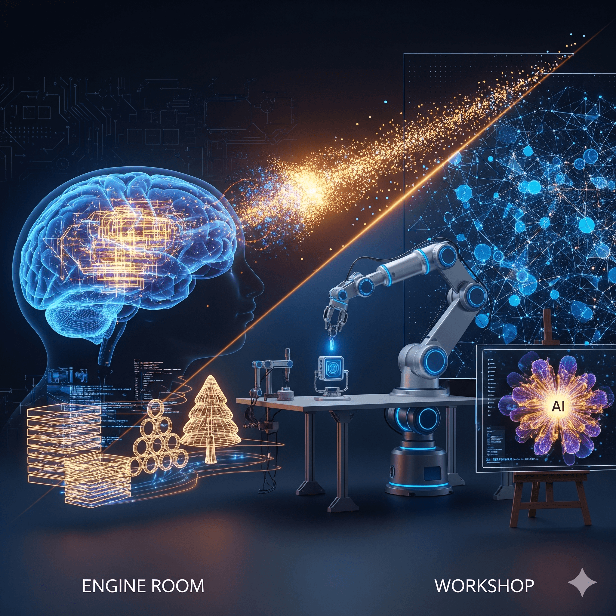 A pathway from the engine room of logic to the workshop of creating real-world projects