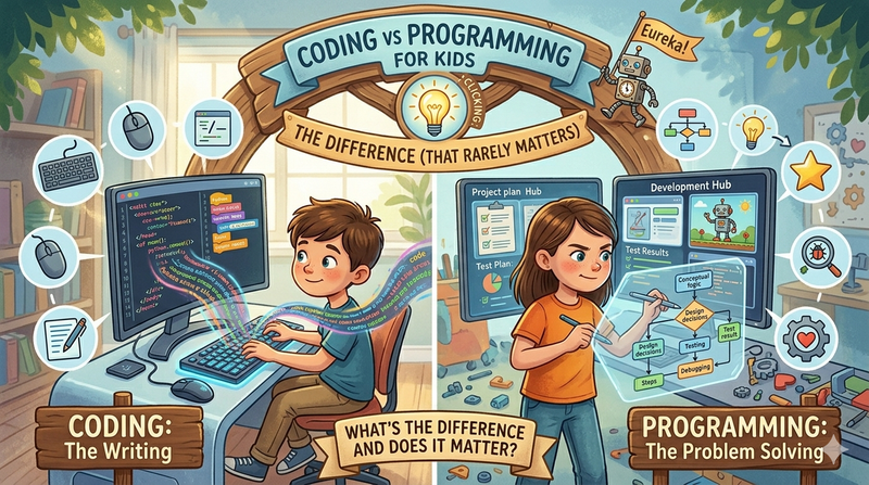 Coding vs Programming for Kids: What's the Difference?