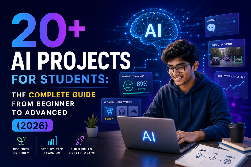 20+ AI Project Ideas for Students