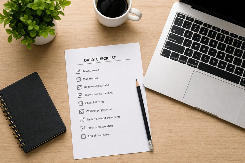 Step-by-step checklist for starting an AI student project: choose one beginner project, set up Google Colab, join a structured learning track, document work on GitHub, and progress gradually by difficulty.