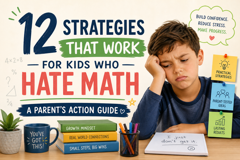 12 Strategies That Work for Kids Who Hate Maths