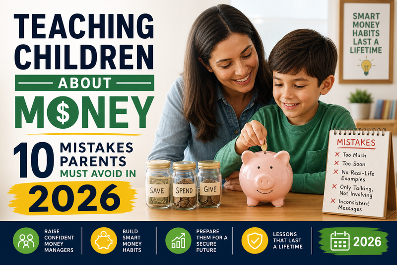 Teaching Children About Money: 10 Mistakes Parents Must Avoid in 2026