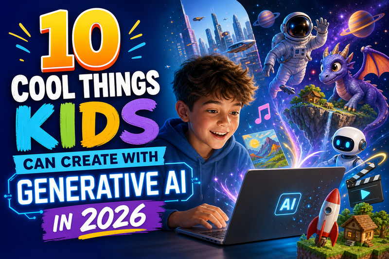 10 Cool Things Kids Can Create with Generative AI in 2026