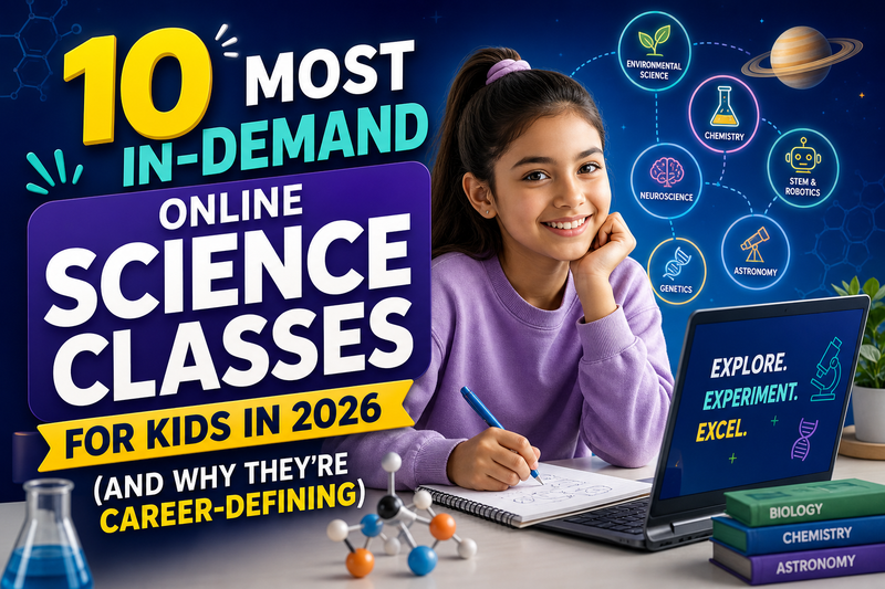 10 Most In-Demand Online Science Classes for Kids in 2026 (And Why They're Career-Defining)