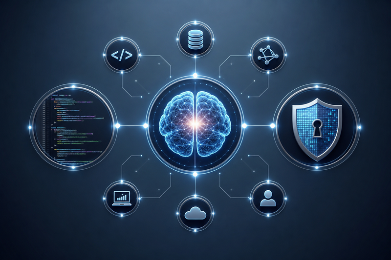 Infographic summarizing three reasons to teach AI coding to kids: algorithmic bias, privacy and data ethics, and empowerment through creation