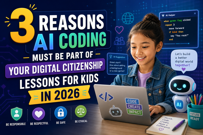 3 Reasons AI Coding Should Be Part of Your Digital Citizenship Lessons for Kids