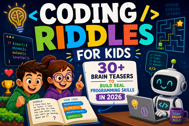 Brain Teaser Riddles for Kids to Improve Coding Skills with Answers
