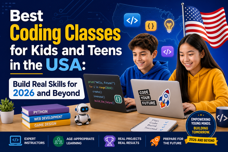 Best Coding Classes for Kids and Teens in the USA: Build Real Skills for 2026 and Beyond