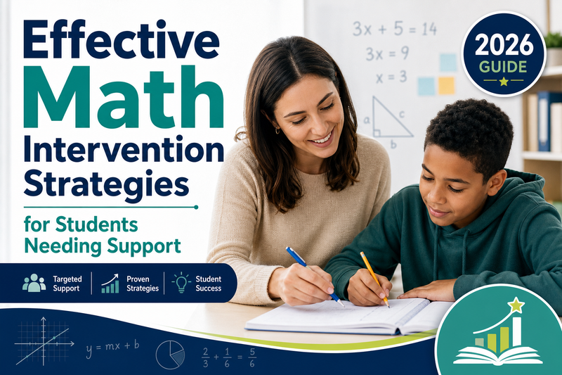 Effective Math Intervention Strategies for Students Needing Support (2026 Guide)
