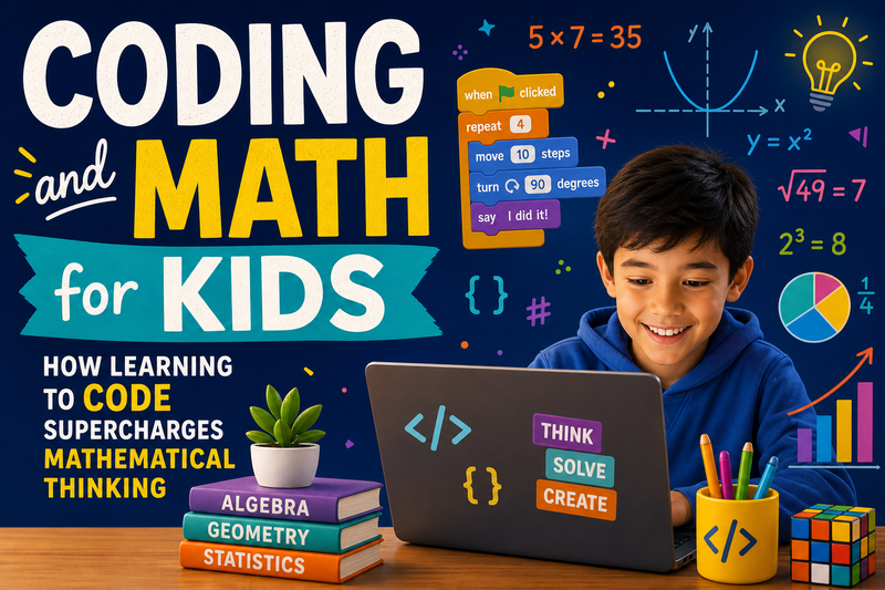 Coding and Math for Kids: How Learning to Code Supercharges Mathematical Thinking