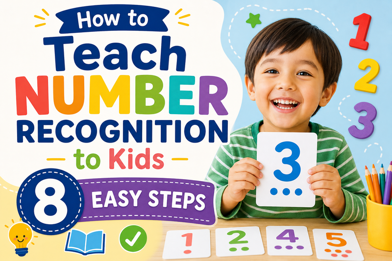 How to Teach Number Recognition to Kids in 8 Easy Steps