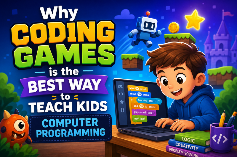 Why Coding Games is the Best Way to Teach Kids Computer Programming