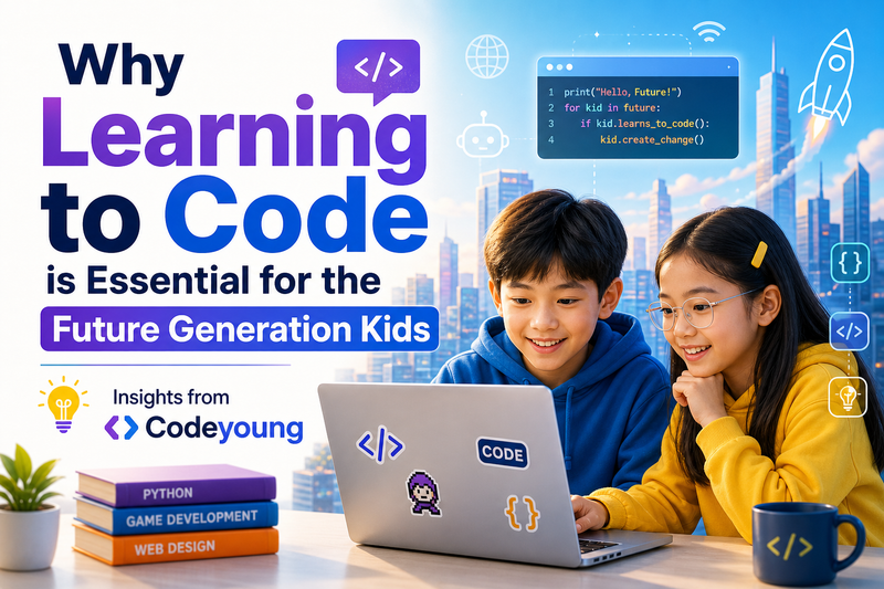 Why Learning to Code is Essential for the Future Generation Kids: Insights from Codeyoung
