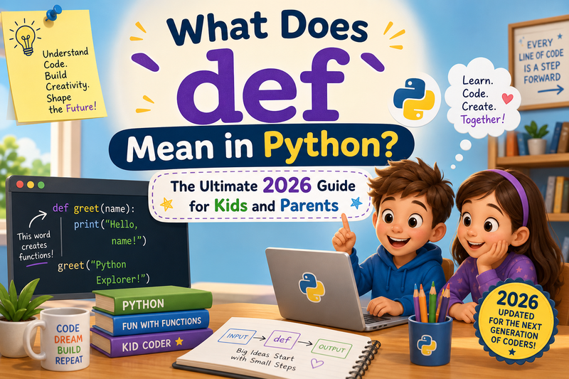 What Does ‘def’ Mean in Python?: Definition with Examples