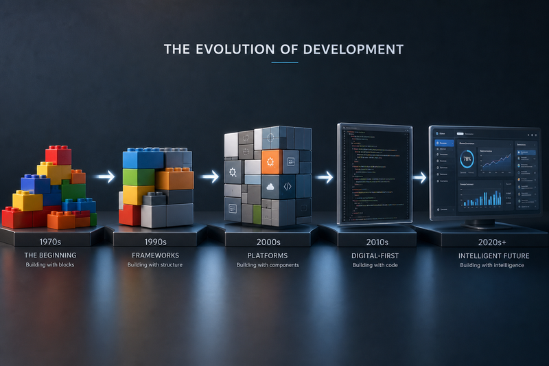 Age-based learning roadmap for kids showing Python as the starting language for ages 8 to 11, Python plus introductory Java for ages 12 to 14, and Java with Android app development for ages 15 and up.