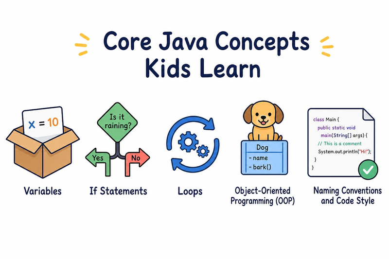 Core Java Concepts for Kids