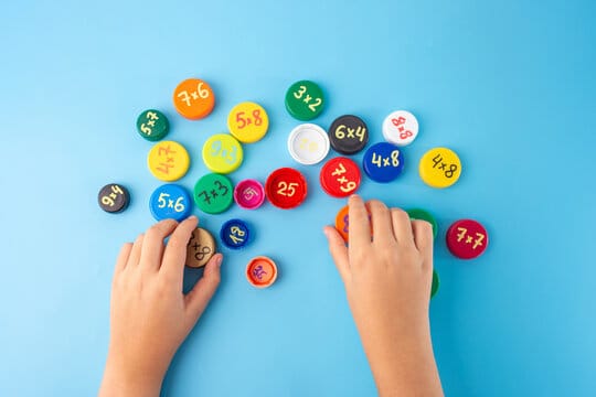 Math Games for kids to build code