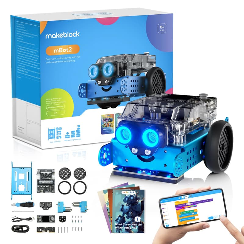 Makeblock mBot2 Coding Robot for Kids, AI Learning Support Scratch & Python  Programming, Robotics Kit for