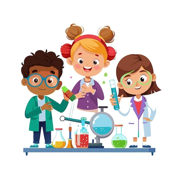 Vector kids moments vector illustration concept