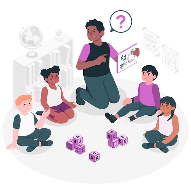 Kindergarten student concept illustration