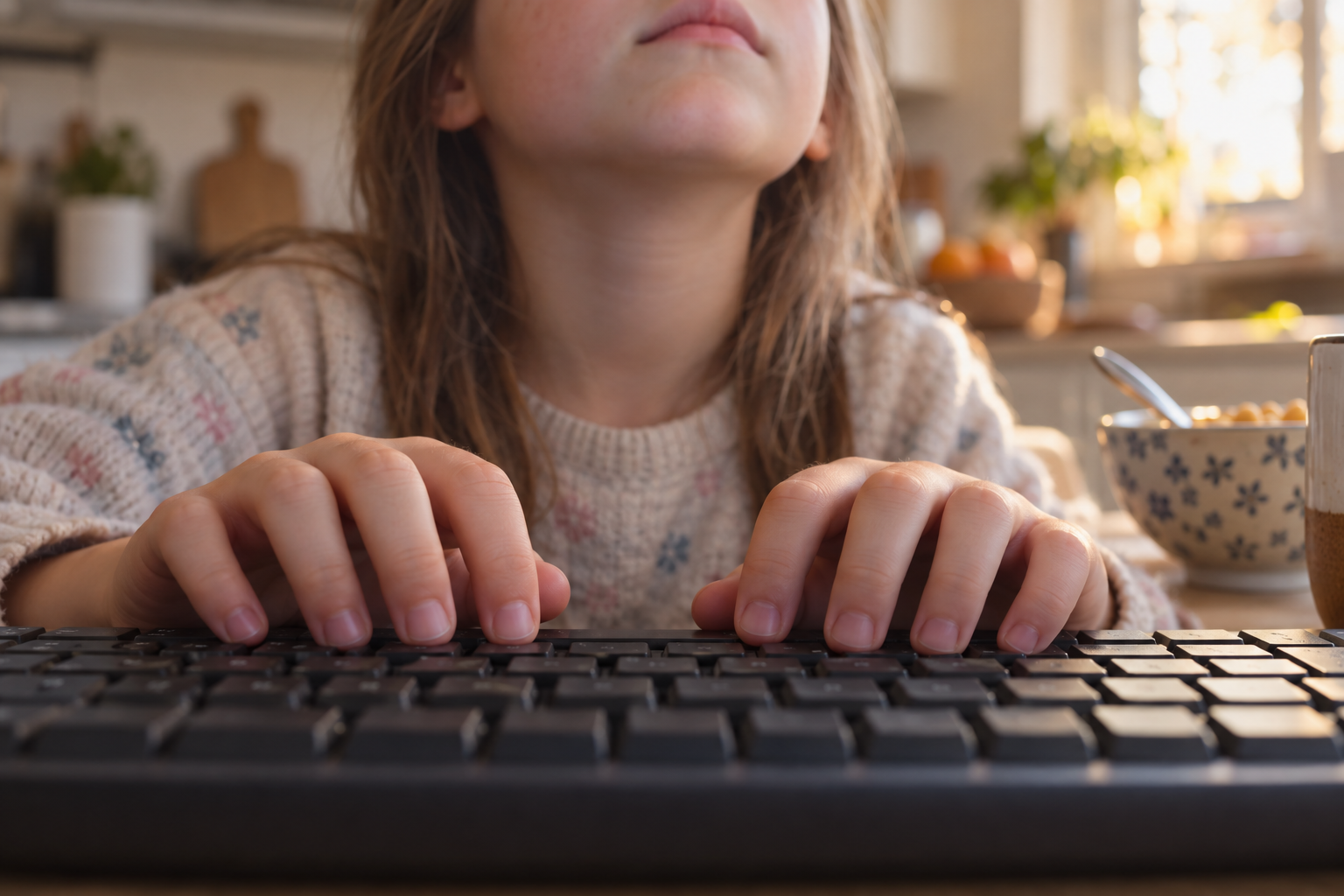 Should Your Child Learn to Type Before They Code?